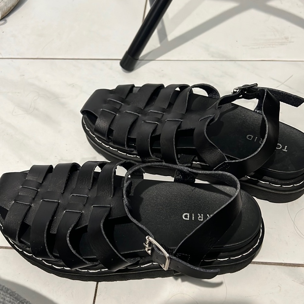 TORRID black mini platform sandal women’s 8